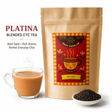 Premium Chai Leaves for Milk Tea | Platina Assam CTC with Saffron - Brew Your Sip