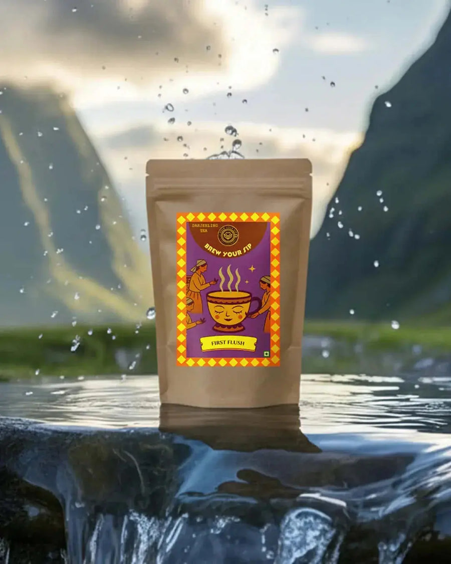 First Flush Darjeeling Tea | Premium Black Tea | Spring Harvest | Hill Tea | Brew Your Sip