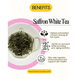 Saffron White Tea | Premium Blend | Luxury Tea | Rare Collection | Brew Your Sip