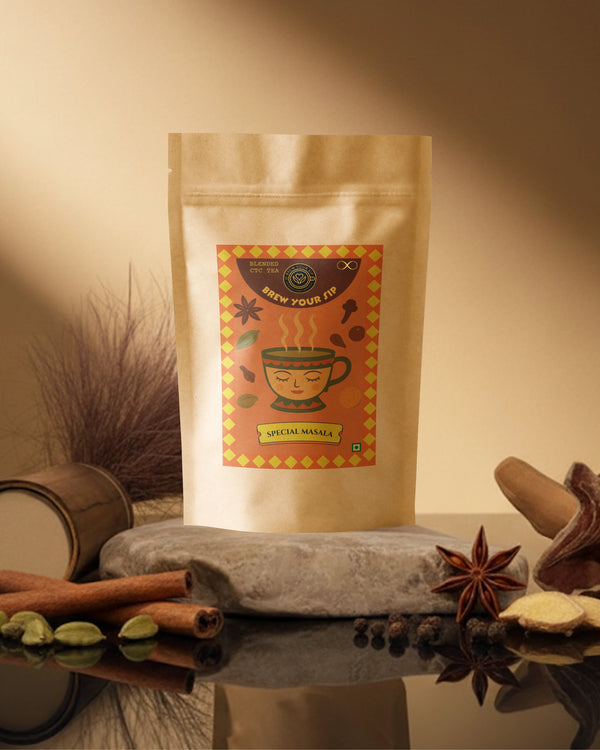 Special Masala Chai | Indian Spiced Tea | Traditional Blend | Milk Tea | Brew Your Sip