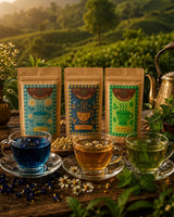 Nature’s Wellness Starter Pack (Mint Green, Chamomile, Blue Tea) - Brew Your Sip
