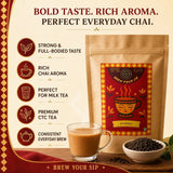 Premium Chai Leaves for Milk Tea | Platina Assam CTC with Saffron - Brew Your Sip