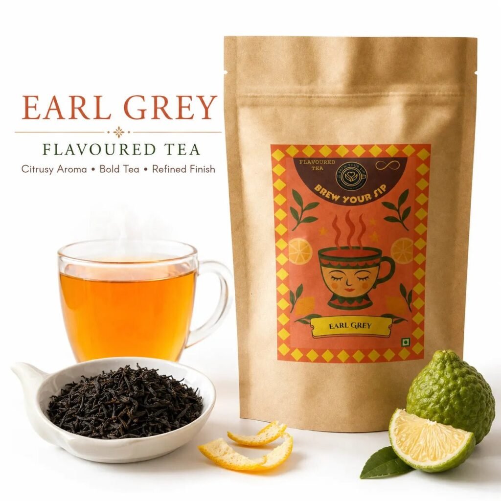 Earl Grey Loose Leaf Tea | Natural Bergamot Assam Black Tea